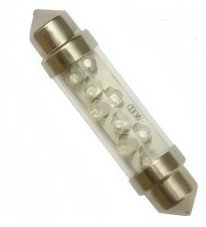 AUTOLAMP LED 12V (C10W) SV10x41 zelená 2ks