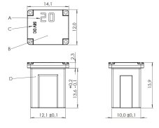 ELED Poistka do japonských vozidiel JLP 20 A-nízka-modrá