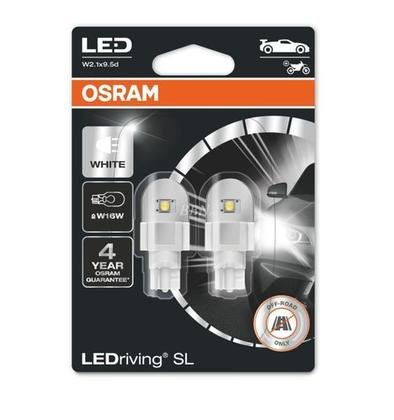 Osram LED 12V 3W (W16W) W2,1x9,5d Cool White