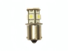 AUTOLAMP LED 12V-24V (R5W) Ba15s číra 8xSUPER