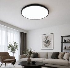 LED svietidlo 50W 185-250V čierne 3000/4000/6500K+diaľkové ovládanie