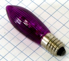 NARVA BEL Žiarovka 14V 3W E10 fialová