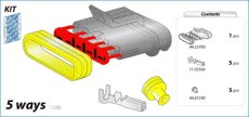 MTA Kit-obal dutiniek SUPERSEAL 1,5mm- 5-cestný