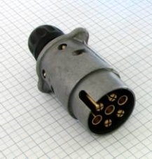 SEŠ Zástrčka 12V/7P -ALU- skrutky