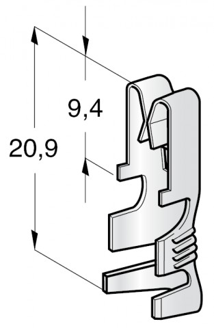 MTA Dutinka 0,5-1,5 mm UNI F630 - v pásoch