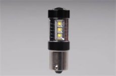 AUTOLAMP LED 12V-24V (P21W) BA15s čirá 16xLED 80W CANBUS