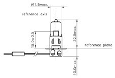 Vosla Žiarovka 48V 50W PK22S H3 LL