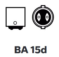 Vosla Žiarovka 12V 10W Ba15d R10W