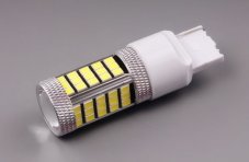 AUTOLAMP LED 12V (21/5W) W3x16q číra 63xLED