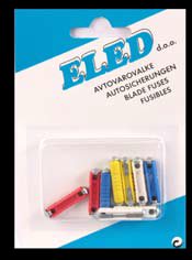 ELED Blister 9 valcová poistka