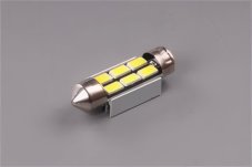 AUTOLAMP LED 12V (C10W) SV10x36 číra 6xsSMD CANBUS - 2ks