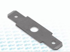 BEZ MENA Kolík obojstranný plochý 6,3mm mosadz