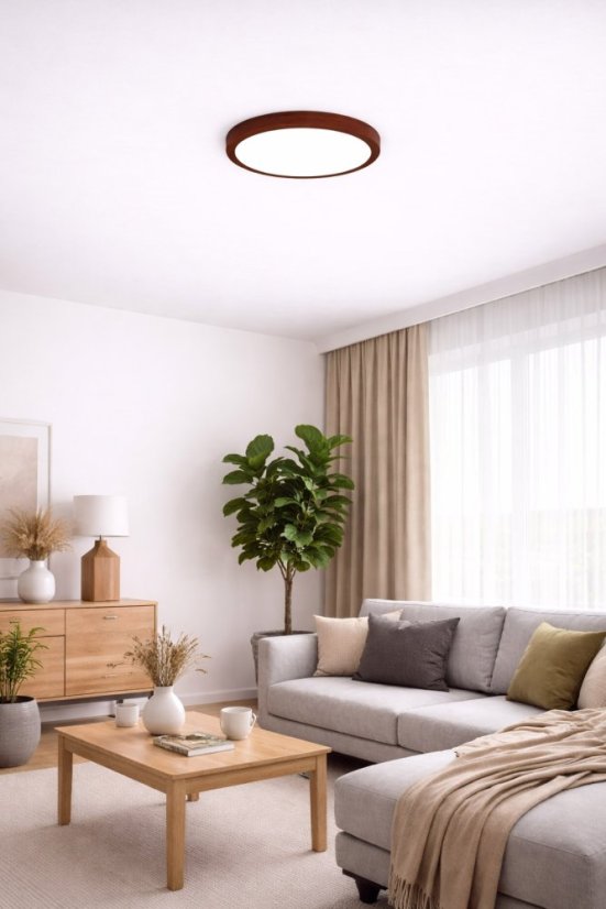 SAD'N LED svietidlo 18W 185-250V drevo tmavé 3000/4000/6500K