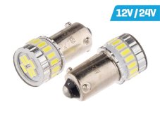LED 12V/24V (H21W) Bay9s číra CANBUS-2ks