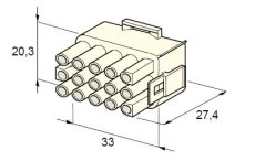 MTA Samec - obal 15-cestný - silon /12.01210/