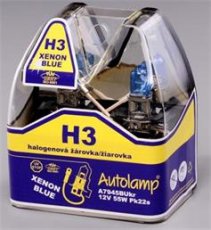 AUTOLAMP Žiarovka 12V 55W H3 PK22S-2ks