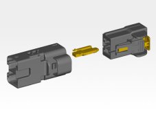 MTA Konektor 1-cestný -samec - bez zaisťovača