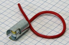 Držiak žiarovky Ba9s s vodičom