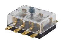 Hella Poistková skrinka pre 4 valcové poistky + kryt