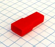 MTA Návlek izolačný na dutinku 6,3mm - červený