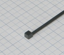 Páska viazacia 75 X 2,2mm-čierna-100ks- balenie