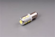 AUTOLAMP LED 12V-24V (T4W) Ba9s číra 10xSMD