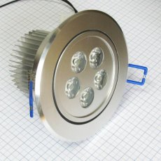 svietidlo 5x1W led teplá biela podhľadové bodové