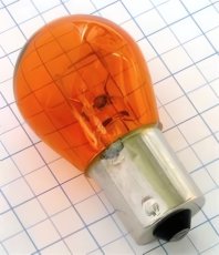 AUTOLAMP Žiarovka 12V 21W BA15s oranžová