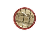 AUTOLAMP LED 12V (P21W) Ba15s červená 8xSMD šošovka