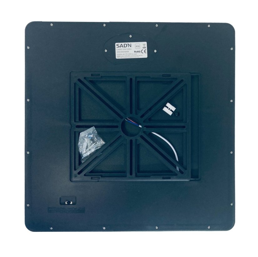 LED svietidlo 32W 185-250V čierne 3000/4000/6500K štvorcove