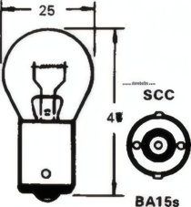 Hella Žiarovka 12V 15W BA15s