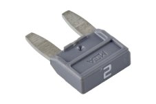 MTA Mini-nožová poistka 2A - šedá