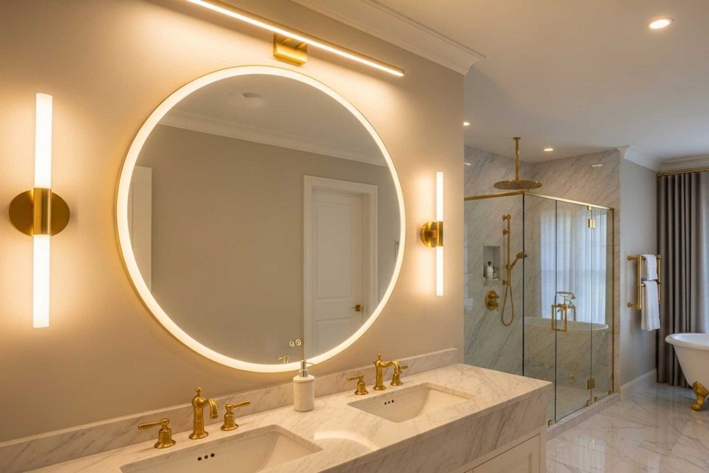 Osvetlenie zrkadla v kúpelni